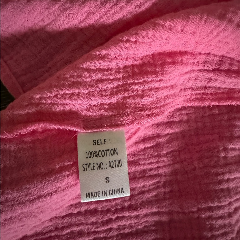 Pink Button-Up Shirt - Picture 2 of 2